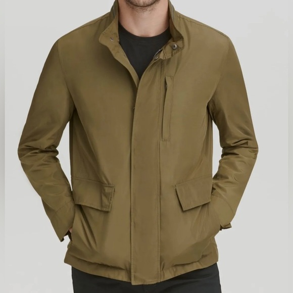 Cole Haan Mens Snap Front Packable Jacket - Picture 2 of 16